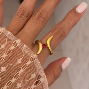 Anillo Destello Red
