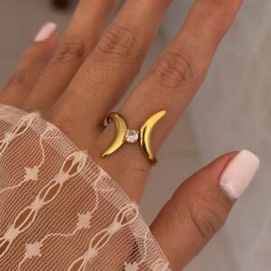 Anillo Destello White