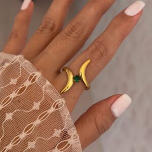 Anillo Destello  Green