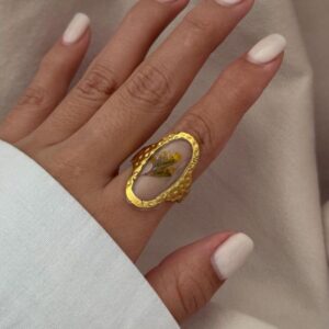 Anillo Encapsulado Yellow