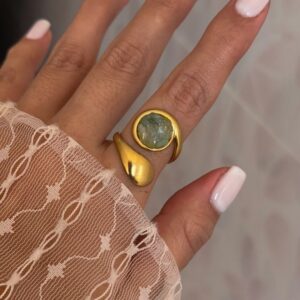Anillo Floe Green