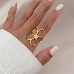 Anillo Florel Gold
