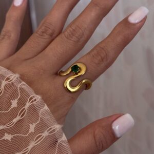 Anillo Lume Green