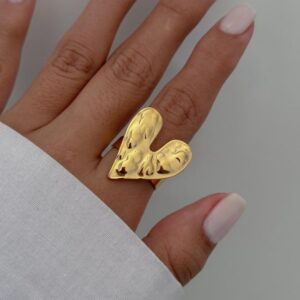 Anillo Maxi Corazon Gold