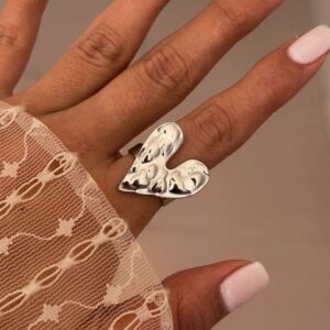 Anillo Maxi Corazon Silver