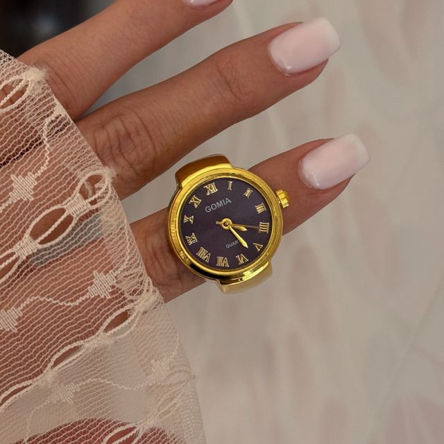 Anillo Reloj Sigillo Following Gold