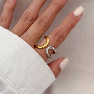 Anillo Shine Bicolor