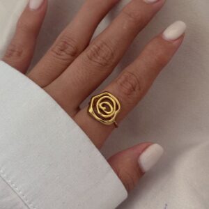 Anillo Spiral Of Life Gold
