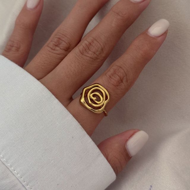Anillo Spiral Of Life Gold