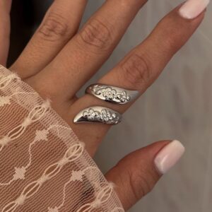 Anillo bloom silver