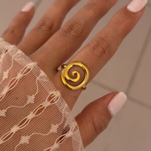 Anillo caracol gold