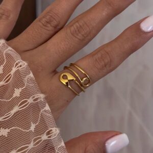 Anillo clasp gold