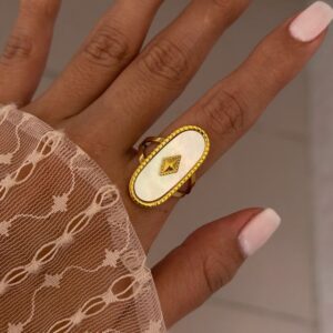 Anillo diamont white