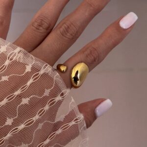 Anillo drop gold
