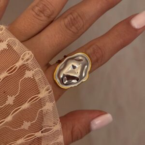 Anillo element bicolor