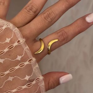 Anillo jade gold