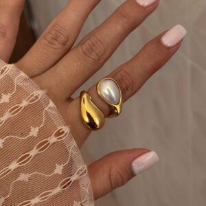 Anillo nacre white