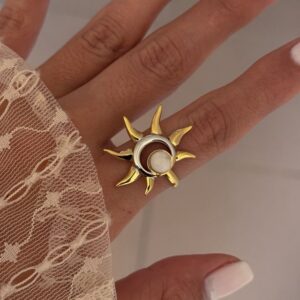 Anillo sonne bicolor