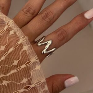 Anillo zigzag silver