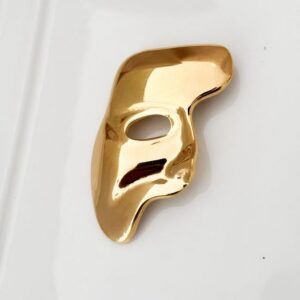 Broche Face Gold.