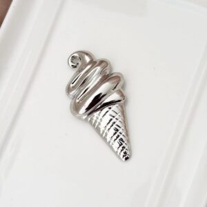 Broche Ice Cream Silver.
