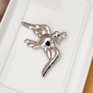 Broche Paz Silver.
