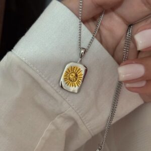 Collar Argent doble cara