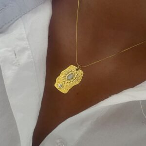 Collar Aurum White
