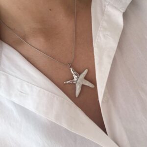 Collar Coral Silver