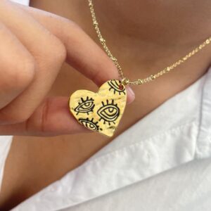 Collar Corazon Vintage.
