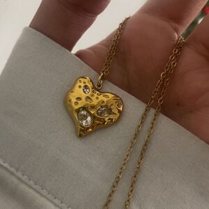 Collar Corazón de Cristal