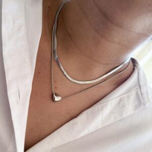 Collar Doble Amaris Silver