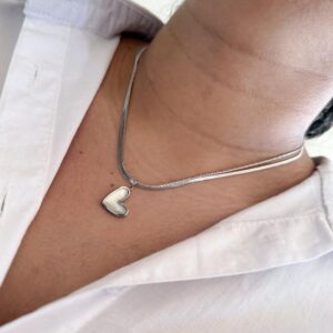 Collar Doble Amore Silver