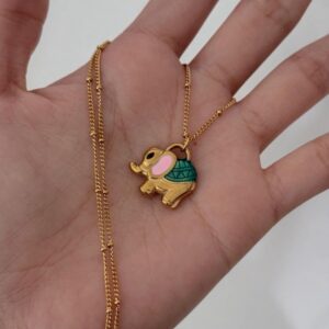 Collar Elefantito Green