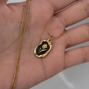 Collar Esencia Golden Black