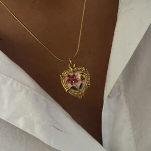 Collar Flor Pink