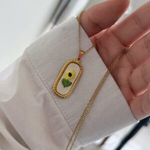 Collar Florecer Amarillo