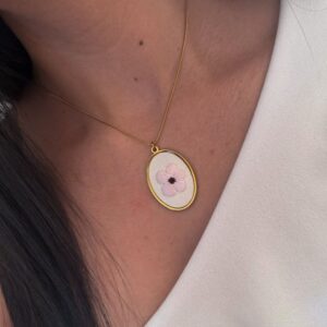 Collar Florecer Pink