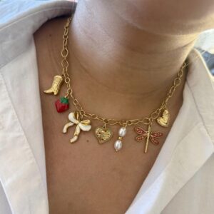 Collar Multicharm Escarlat