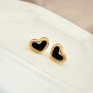 Pendiente Corita Gold Black