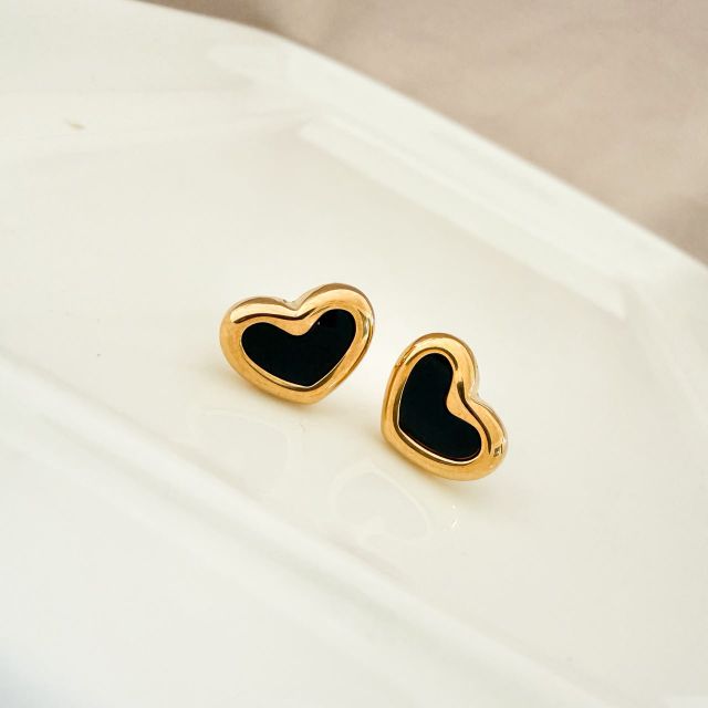Pendiente Corita Gold Black