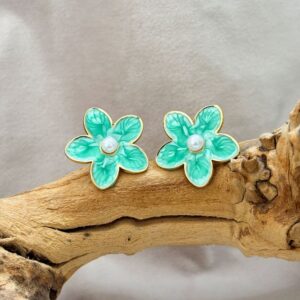 Pendientes Fleur Tuquoise.
