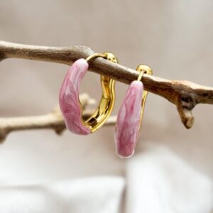 Pendientes Petalia Rosa.