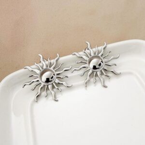 Pendientes Sol Nova Silver.