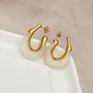 Pendientes Valquiria White