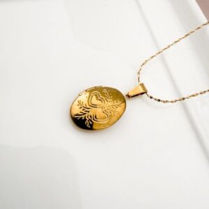 Relicario Gema Mini Gold