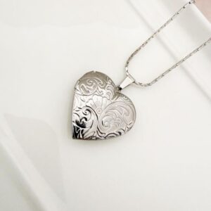 Relicario Herz Silver