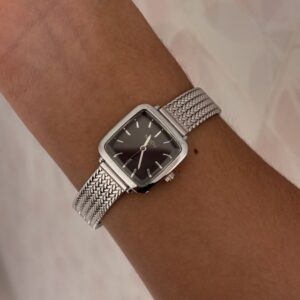 Reloj Dahlia Silver Black